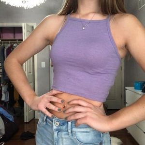 Lilac crop top never worn!!🌸